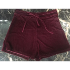 Luxurious Velvet Velour Shorts in Pink or Red for Ultimate Comfort - Shorts