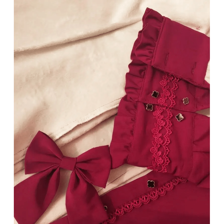 Luxurious Victorian - Era Regal Blouse with Traditional Lolita Details - Cosparty