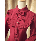 Luxurious Victorian - Era Regal Blouse with Traditional Lolita Details - Cosparty