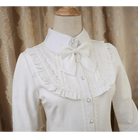 Luxurious Victorian - Era Regal Blouse with Traditional Lolita Details - Cosparty