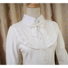 Traditional Lolita Collar Blouse Long Sleeve Peter Pan Button Up EGL Classic Lolita Girl Fashion