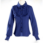 Luxurious Victorian - Era Regal Blouse with Traditional Lolita Details - Cosparty