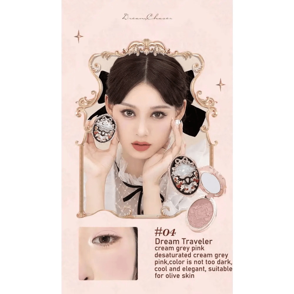 Luxury Glittering Strawberry Blush Compact for Your Vanity - Cosparty