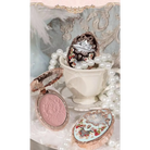 Luxury Glittering Strawberry Blush Compact for Your Vanity - blush