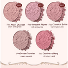 Luxury Glittering Strawberry Blush Compact for Your Vanity - Cosparty