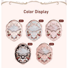 Luxury Glittering Strawberry Blush Compact for Your Vanity - Cosparty