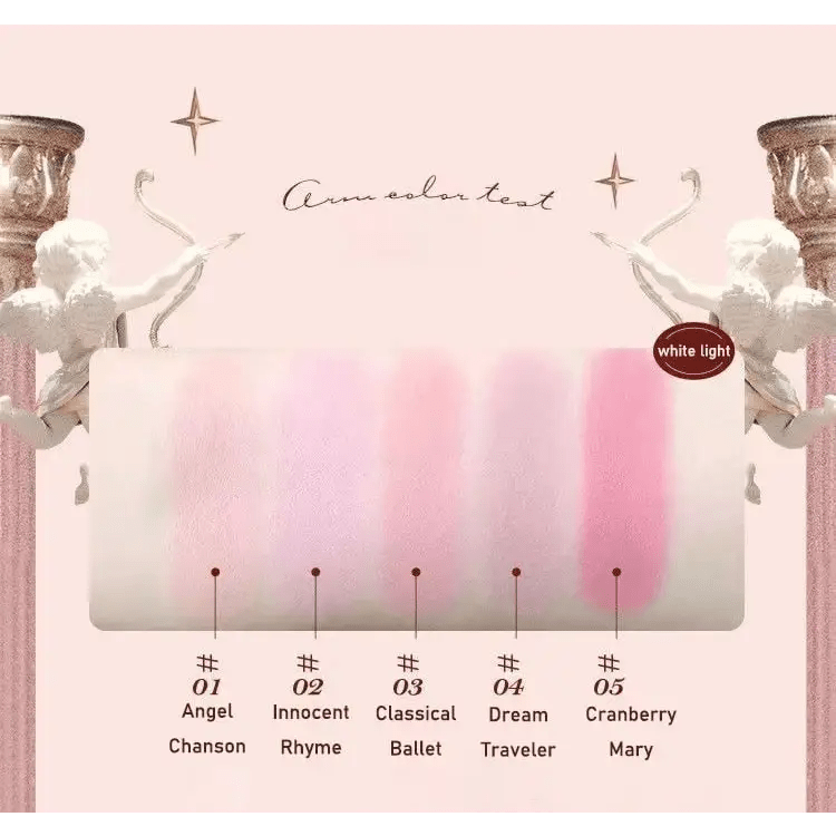 Luxury Glittering Strawberry Blush Compact for Your Vanity - Cosparty