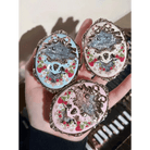 Luxury Glittering Strawberry Blush Compact for Your Vanity - Cosparty