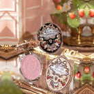 Luxury Glittering Strawberry Blush Compact for Your Vanity - blush