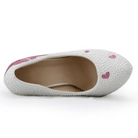 Luxury Handcrafted Pearl Embellished Platform Shoes for Kawaii Lolita Fashion - Cosparty