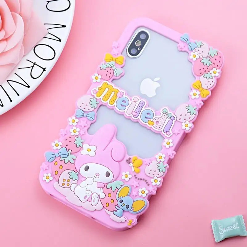 Luxury My Melody Bunny iPhone Case with Peekaboo Design - phone case