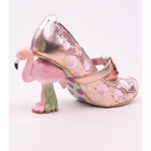 Luxury Pink Flamingo Platform Heels in Vegan Leather - Shoes