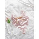 Luxury Silk and Lace Lingerie Set with Exquisite Hand - Details - Cosparty