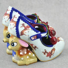 Luxury Vintage Inspired Baby Deer Platform Cherry Pumps - Cosparty