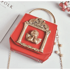 Luxury Vintage Victorian Angel Handbag with Cherub Design - Cosparty
