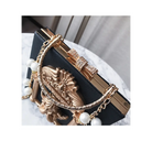 Luxury Vintage Victorian Angel Handbag with Cherub Design - Purse