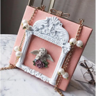 Elegant 3D Angel Handbag Victorian Vintage Aesthetic Pearls Mori Girl Lolita Fashion Style Purse Bag