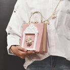Luxury Vintage Victorian Angel Handbag with Cherub Design - Purse