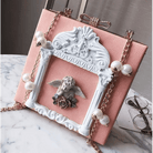 Luxury Vintage Victorian Angel Handbag with Cherub Design - Cosparty