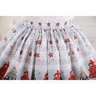 Luxury Winter Wonderland Skirt with Lace Trim and Pleats - Cosparty