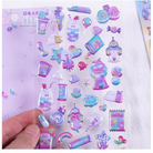 Magic Kingdom 3D Puffy Glitter Stickers - stickers