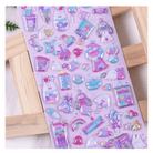 Magic Kingdom 3D Puffy Glitter Stickers - Cosparty