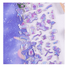 Magic Kingdom 3D Puffy Glitter Stickers - Cosparty