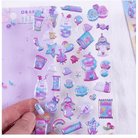Magic Kingdom 3D Puffy Glitter Stickers - Cosparty