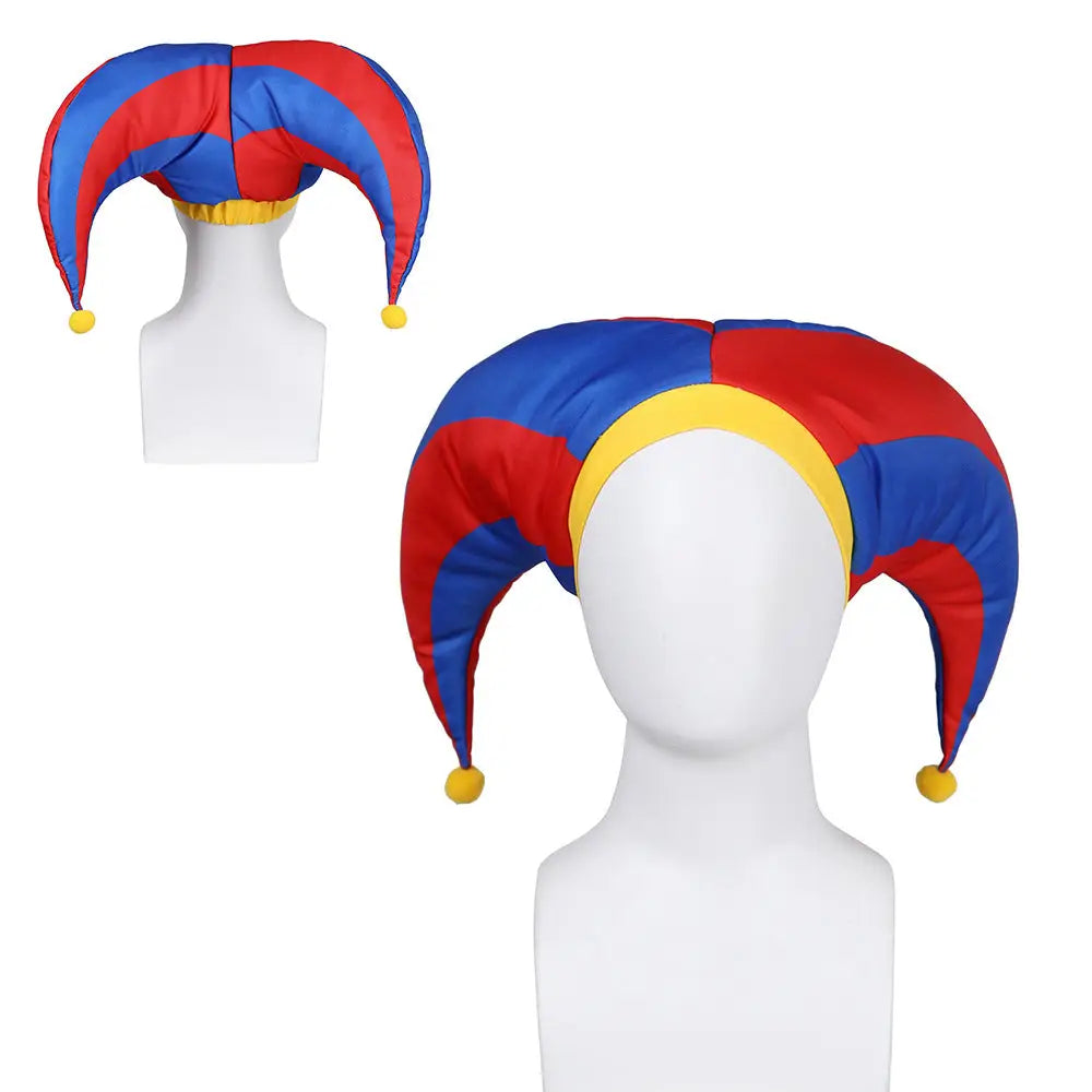 Magical digital circus cos costume cosplay Pamni jumpsuit Pomni Halloween clown suit - XS / Separate hat for children