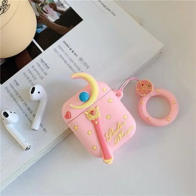 Magical Girl Airpod Case with Secure Closure and Ring Handle Instock - Cosparty