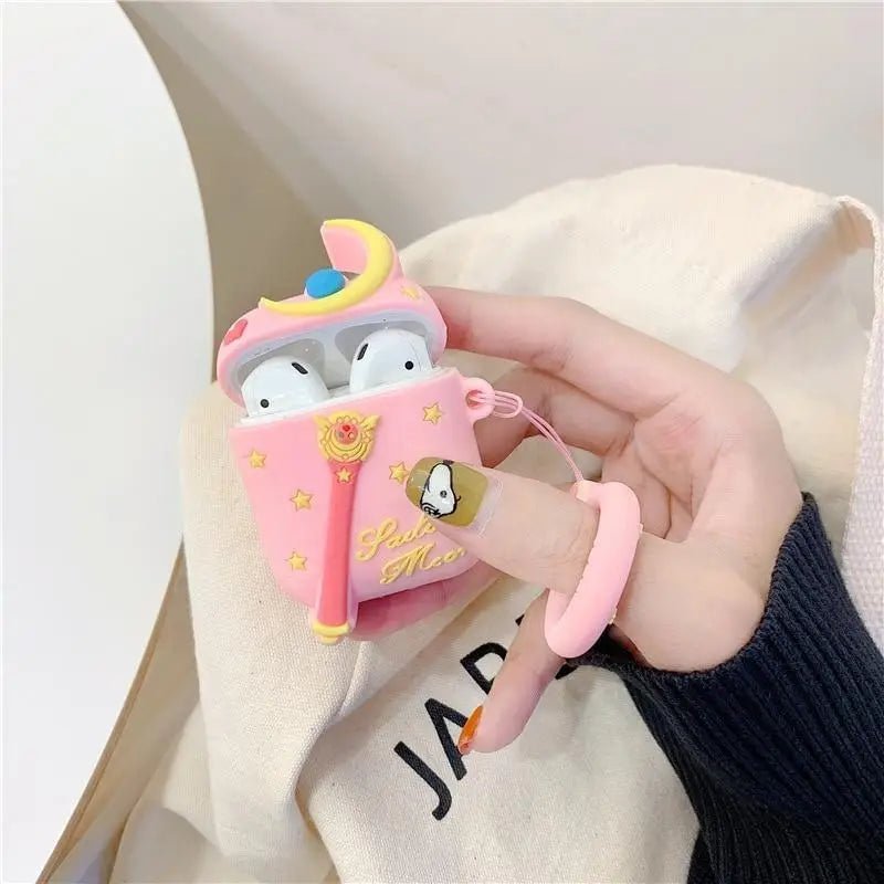 Magical Girl Airpod Case with Secure Closure and Ring Handle Instock - Cosparty