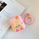Magical Girl Airpod Case with Secure Closure and Ring Handle Instock - Cosparty