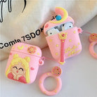 Magical Girl Airpod Case with Secure Closure and Ring Handle Instock - airpod case