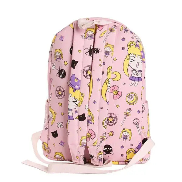 Magical Girl Chibi Pink Backpack for Kawaii Essentials - Backpack