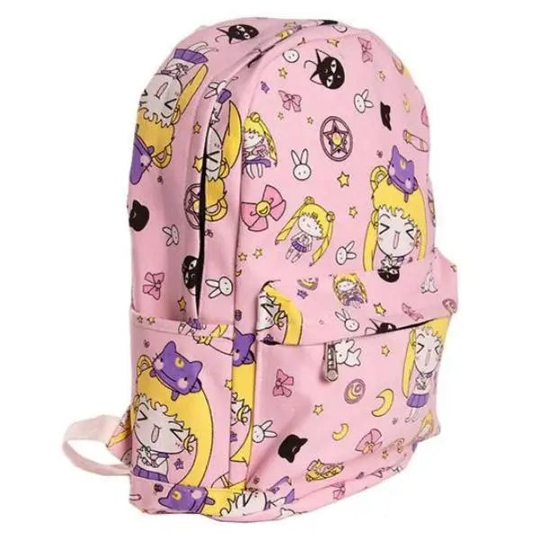 Magical Girl Chibi Pink Backpack for Kawaii Essentials - Backpack