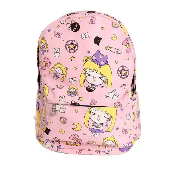 Magical Girl Chibi Pink Backpack for Kawaii Essentials - Backpack