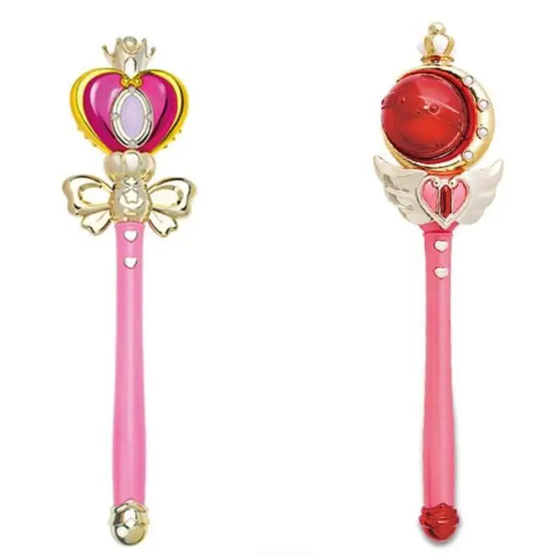 Magical Girl Inspired Light-Up Pink Wand for Cosplay and Parties - toy