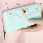 Magical Girl Inspired Zipper Clutch Wallet in Sailor Scout Style - Purse