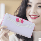 Magical Girl Inspired Zipper Clutch Wallet in Sailor Scout Style - Cosparty
