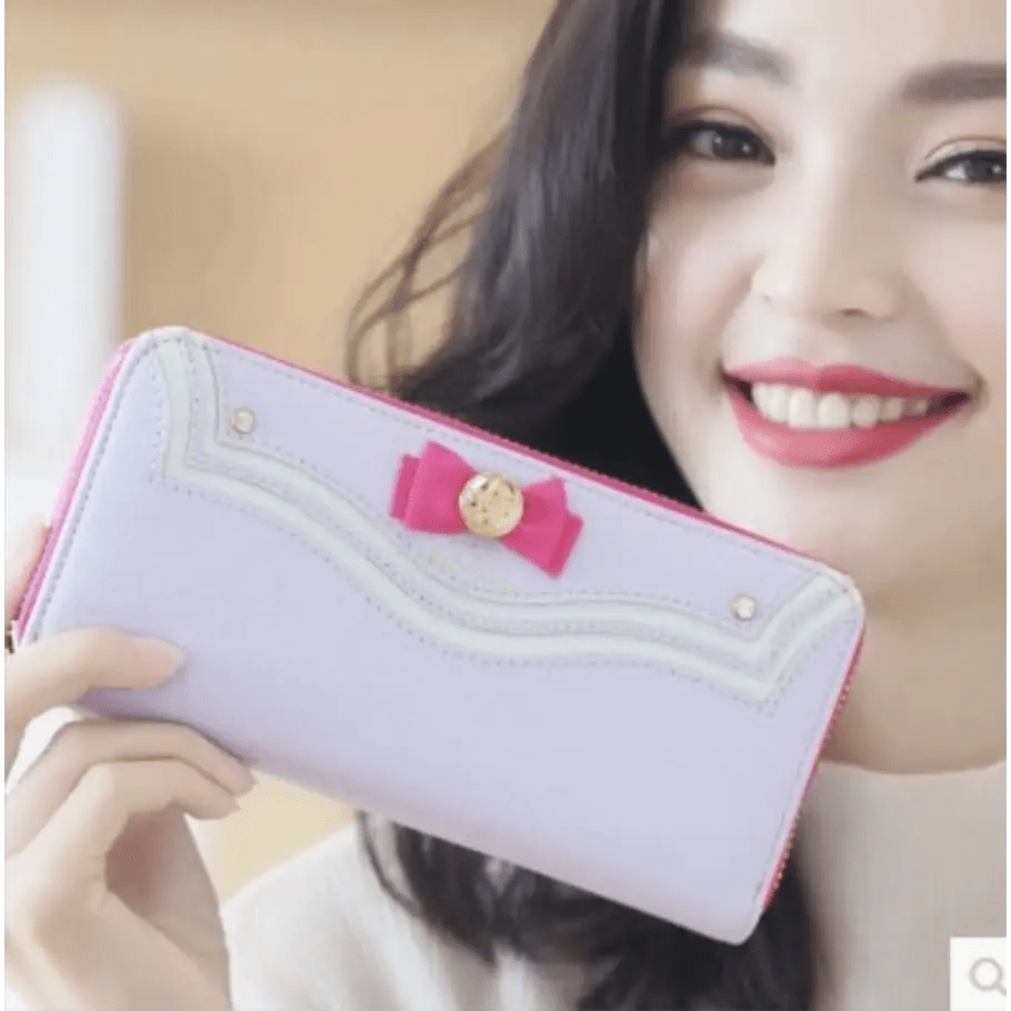 Magical Girl Inspired Zipper Clutch Wallet in Sailor Scout Style - Cosparty
