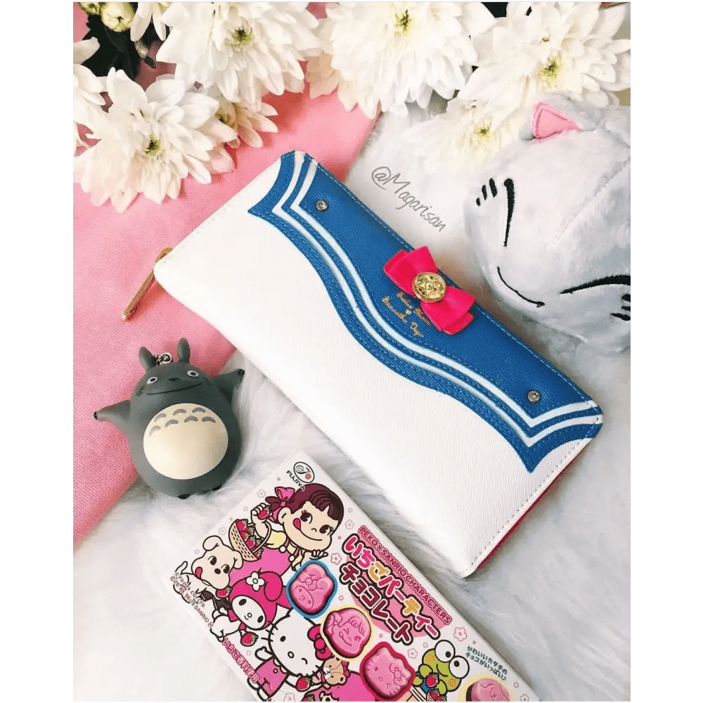 Magical Girl Inspired Zipper Clutch Wallet in Sailor Scout Style - Cosparty