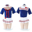 Navy Baby Cosplay - Just Outfit - beach, cheerleader, costume, navy, pleated skirt