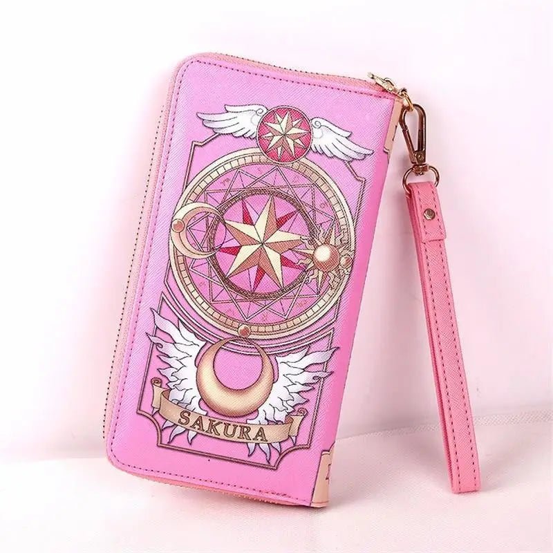Magical Girl Wallet with Vibrant Artwork and Ample Storage - Cosparty