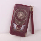 Card Captor Sakura Anime Cosplay Magical Girl Cardcaptor Mahou Shoujo Zipper Wallet