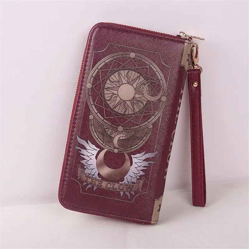 Card Captor Sakura Anime Cosplay Magical Girl Cardcaptor Mahou Shoujo Zipper Wallet