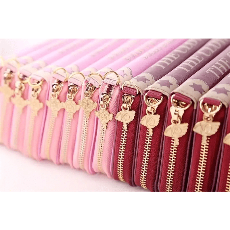 Magical Girl Wallet with Vibrant Artwork and Ample Storage - Cosparty