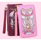 Magical Girl Wallet with Vibrant Artwork and Ample Storage - Purse