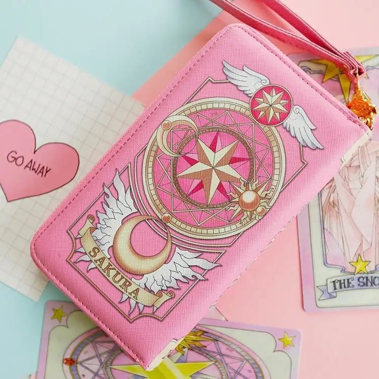 Magical Girl Wallet with Vibrant Artwork and Ample Storage - Cosparty
