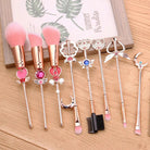 Magical Girl Wand Inspired 8 Piece Makeup Brush Set - Cosparty