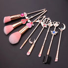 Magical Girl Wand Inspired 8 Piece Makeup Brush Set - Cosparty